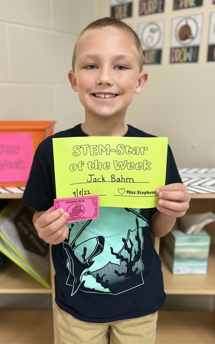 Stephens_STEM's tweet photo. Thursday STEM Stars ⭐️⭐️⭐️ @WakelonES https://t.co/FR5ou55mMY