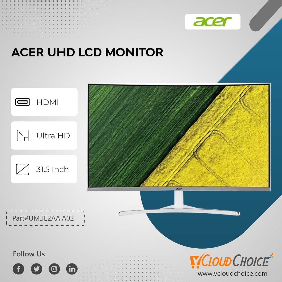 vcloudchoice's tweet image. Acer ET322QK Abmiipx 31.5" 4K UHD LCD Monitor 🖥 Freesync technology 🎯 VESA mount compatibility

Online Today: bit.ly/3B3FC8B 🛒
Follow @vcloudchoice for more Services &amp;amp; Tips.

#Acer #acermonitor #lcd #Monitor #visioncare #vcloudchoice #gamingmonitor #gamingpc #gaming