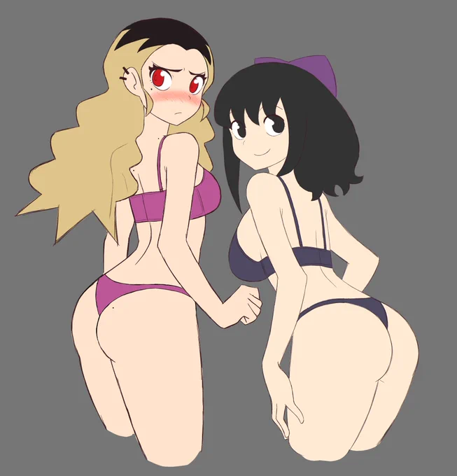 Teresa &amp; Veronica (OC) sketchy thingies i made 