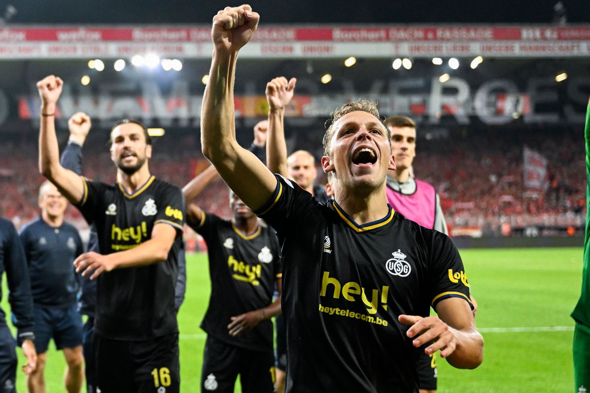 EuropaLeague's tweet photo. St Gilloise mark their group stage debut with a win in Berlin 

#UEL https://t.co/OPKNgWRa1S