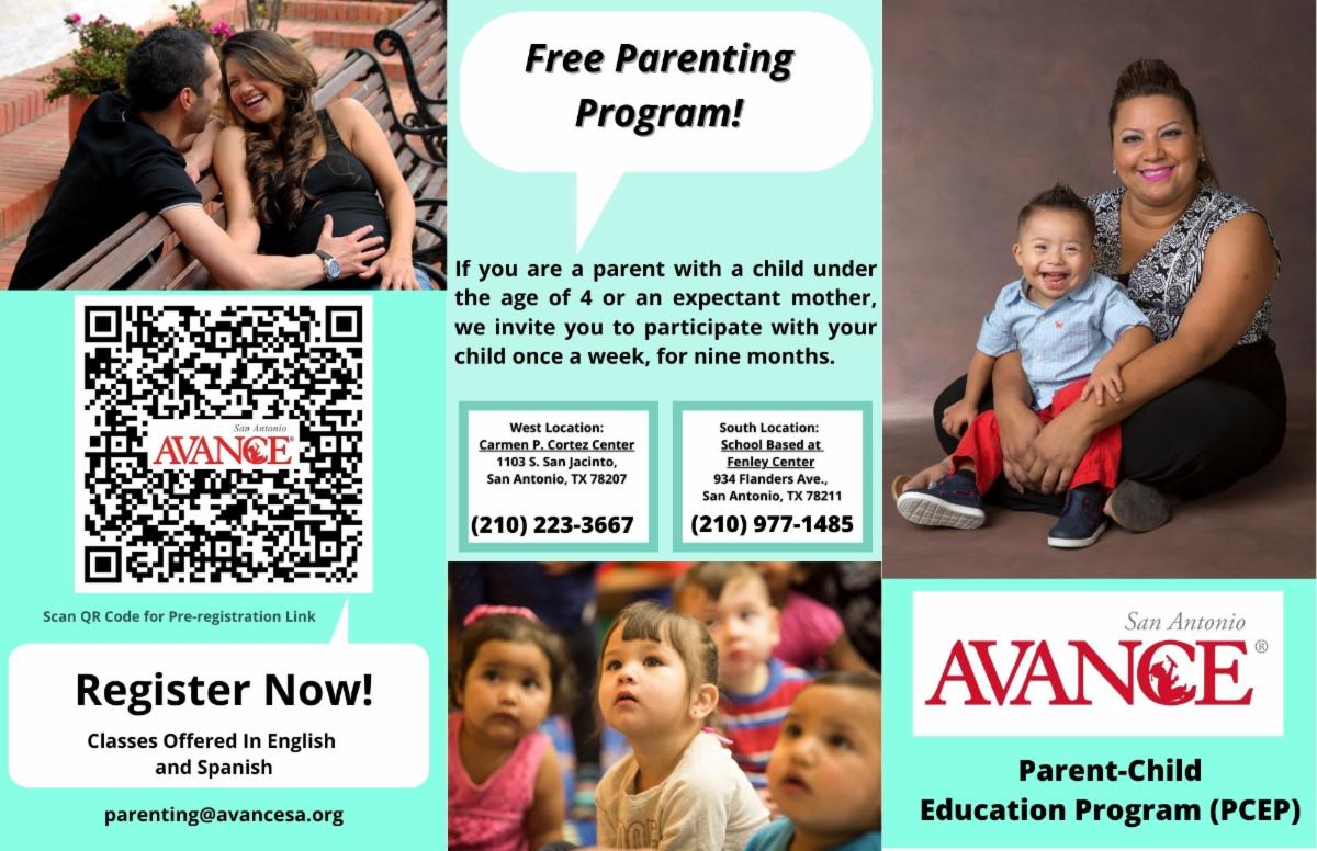 AVANCE_SA's tweet photo. Have you registered for our FREE Parent Child Education Program (PCEP)? There's still time. We look forward to learning, growing and walking with you! #parentchildeducation #bilingualprogram #AVANCESanAntonio https://t.co/D5BKdPviaT