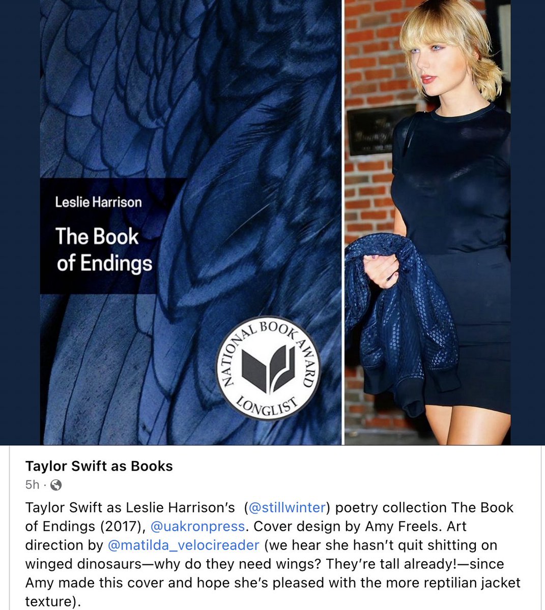 tu_prwr's tweet photo. Lookie! @tu_prwr poet-teacher Leslie Harrison got her book #SWIFTED! Says Harrison: "I am THRILLED!" So are we. https://t.co/DDmePEWzZ8
