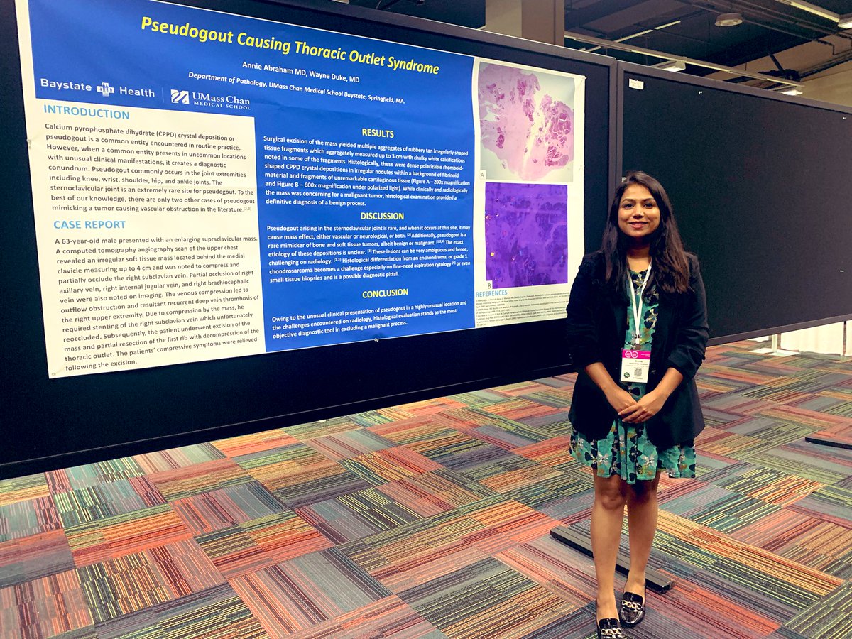 Thrilled and excited to share my poster with you all 😁 #ASCP100 #ASCP2022 @ASCP_Chicago @Baystate_Health #pathology