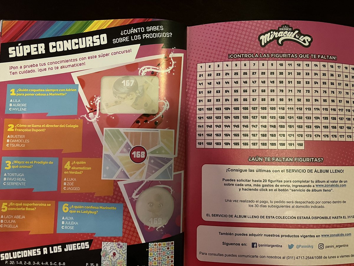 Agustinals's tweet photo. @PaniniArg Compre el album y me lleve la sorpresa de que venden figuritas que no se pueden poner en el album. El album tiene para llenar 192 figuritas y la ultima pagina llega hasta la 168! Vino fallado el album a quien reclamo ? https://t.co/lsaxgNhSvG