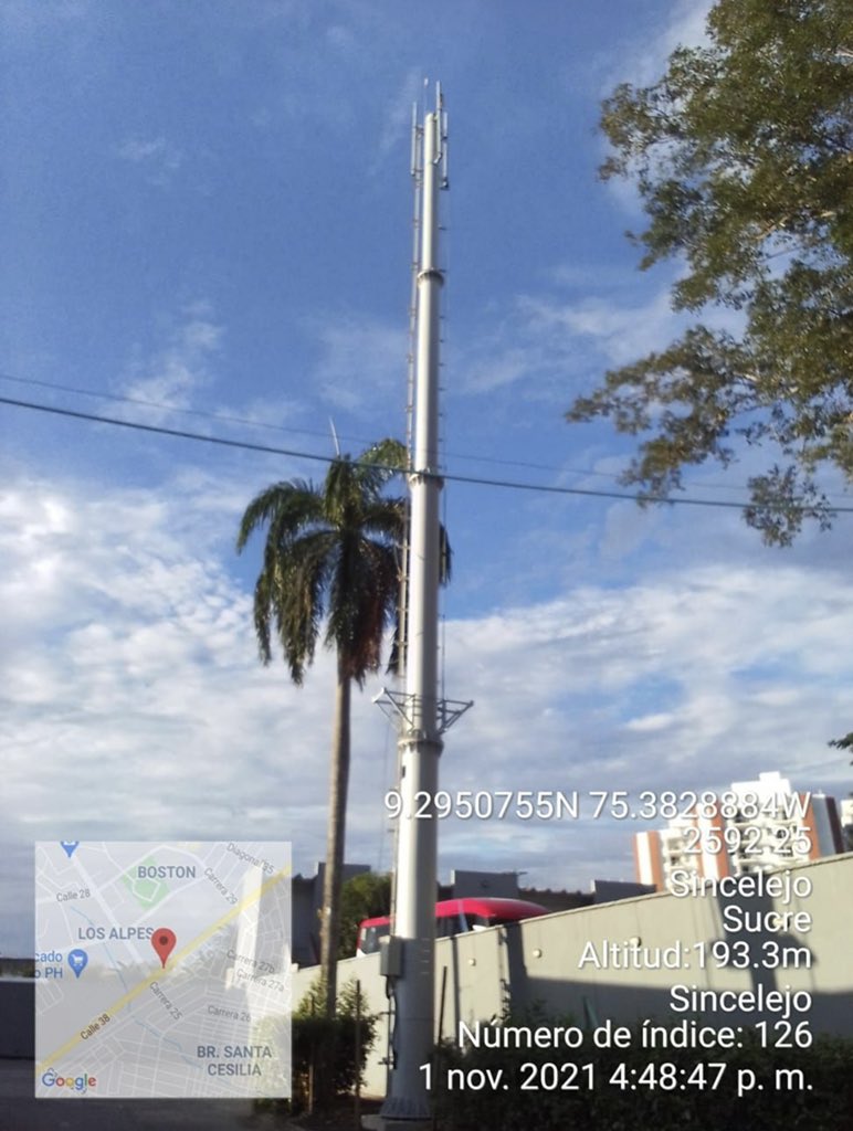 IngerboSas's tweet photo. Diseño de cimentacion, y montaje de Monopolo de 24m
Ubicacion Terminal de transporte de Sincelejo
Sucre, Colombia
#INGERBOSAS #TOWER #MONOPOLO #SUCRE #COLOMBIA #TERMINAL #telecomunicaciones #obrasciviles #MONTAJE #SolucionesProfesionalesdeIngenieria https://t.co/BuIJSlAxX4