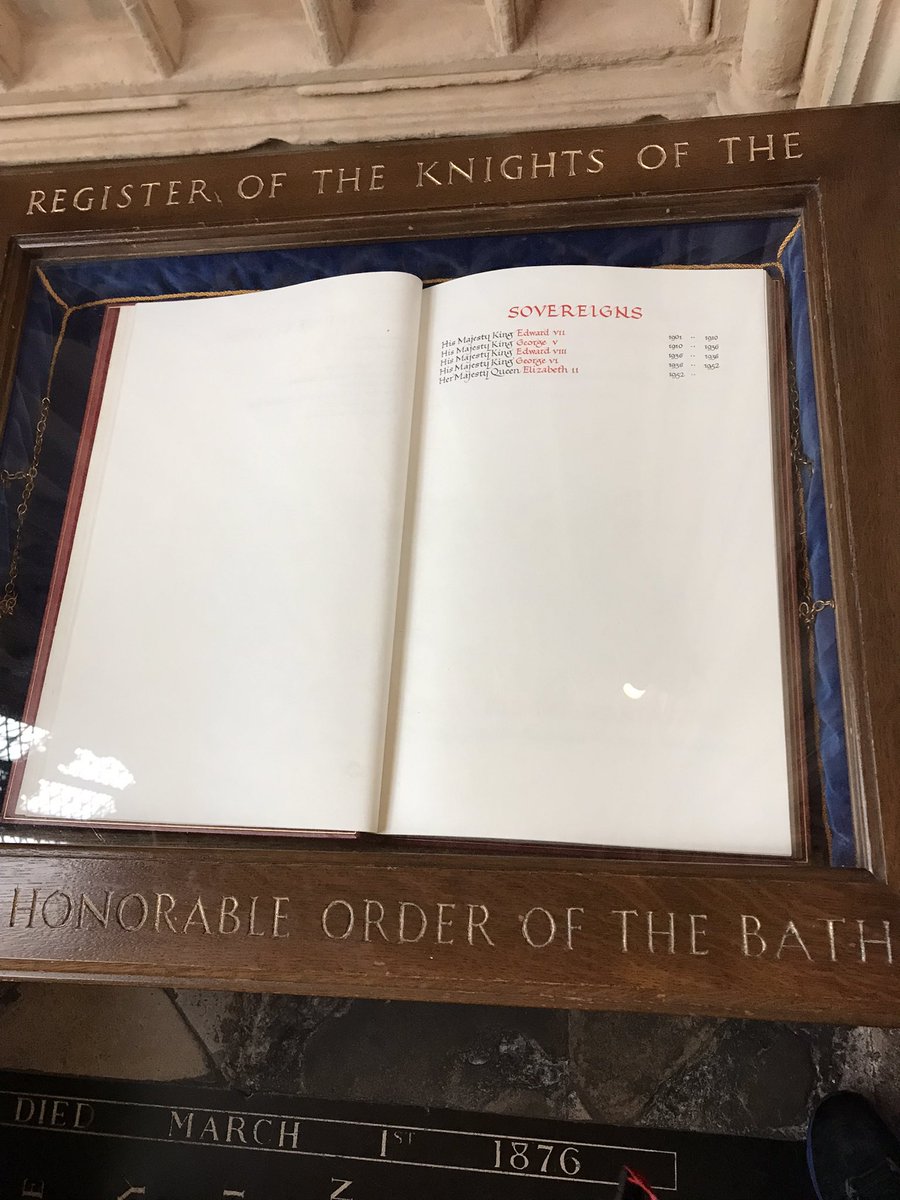 robin_roothans's tweet photo. I think I may be one of the last people to have taken a picture of this list of Sovereigns as it currently reads in the book at Westminster Abbey @wabbey. Picture taken at 14:30 local time today. Such a legacy. #QueenElizabeth #Queen https://t.co/LmUDArQtvo