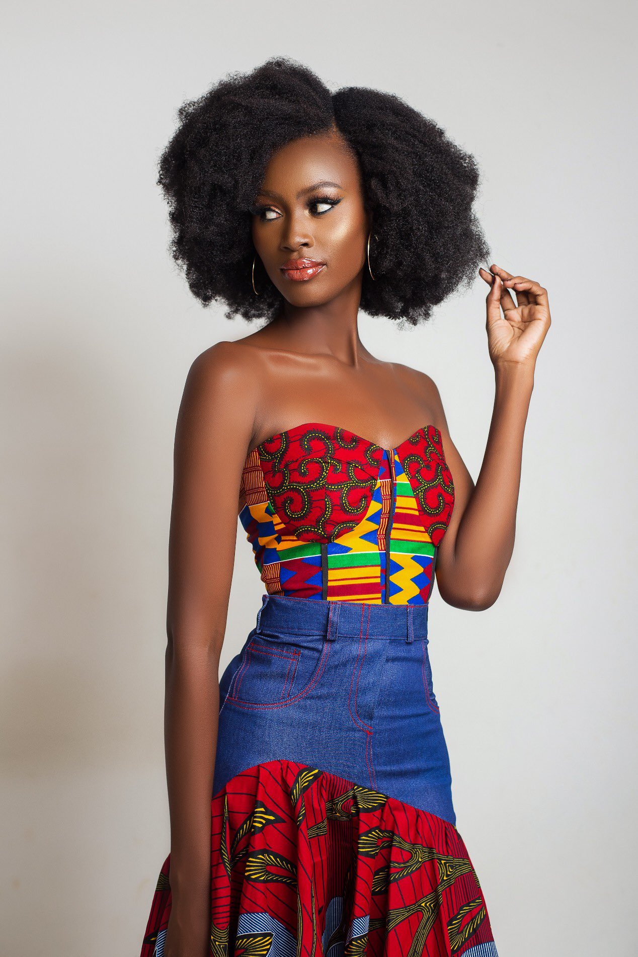 TrueFond Ghana on X: Order the kente crop top here