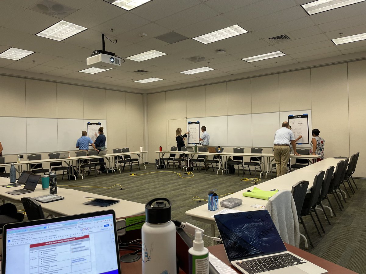 Wilkinson_STEM's tweet image. L-L leaders participating in a #thinkingtask using #verticalspaces in #visiblyrandomgroups @STEMatIU13  Loved watching the collaboration among the groups! @math_Fulton #buildingthinkingclassrooms in L-L!