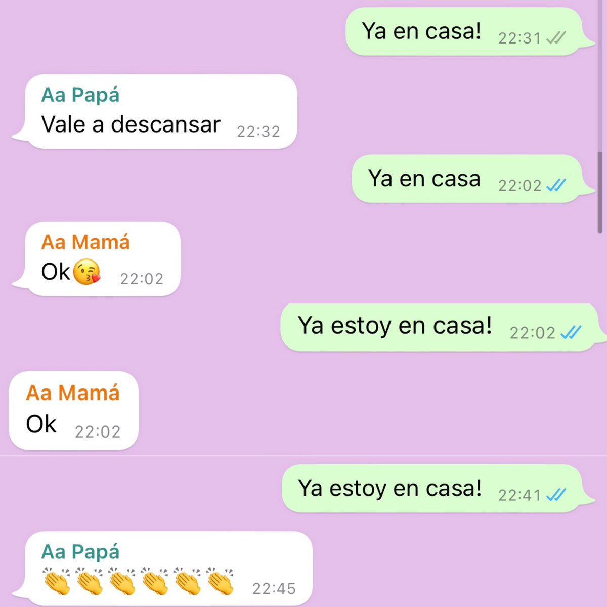 AngelaHenche's tweet photo. ¿A vosotros con 28 años vuestros padres os siguen pidiendo que aviséis cuando llegáis a casa para que no se preocupen? 
Ah no, que esto solo nos pasa a nosotras https://t.co/dHQ6mOP599
