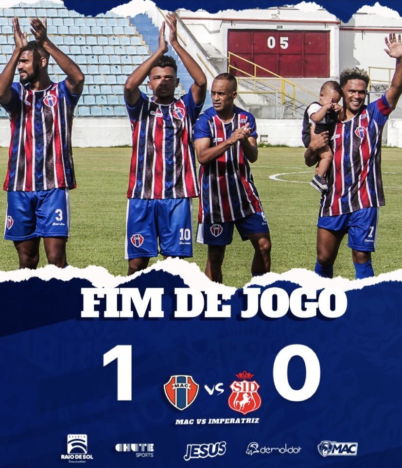 Vencemos o Imperatriz por 1 a 0! Parabéns bode!!!