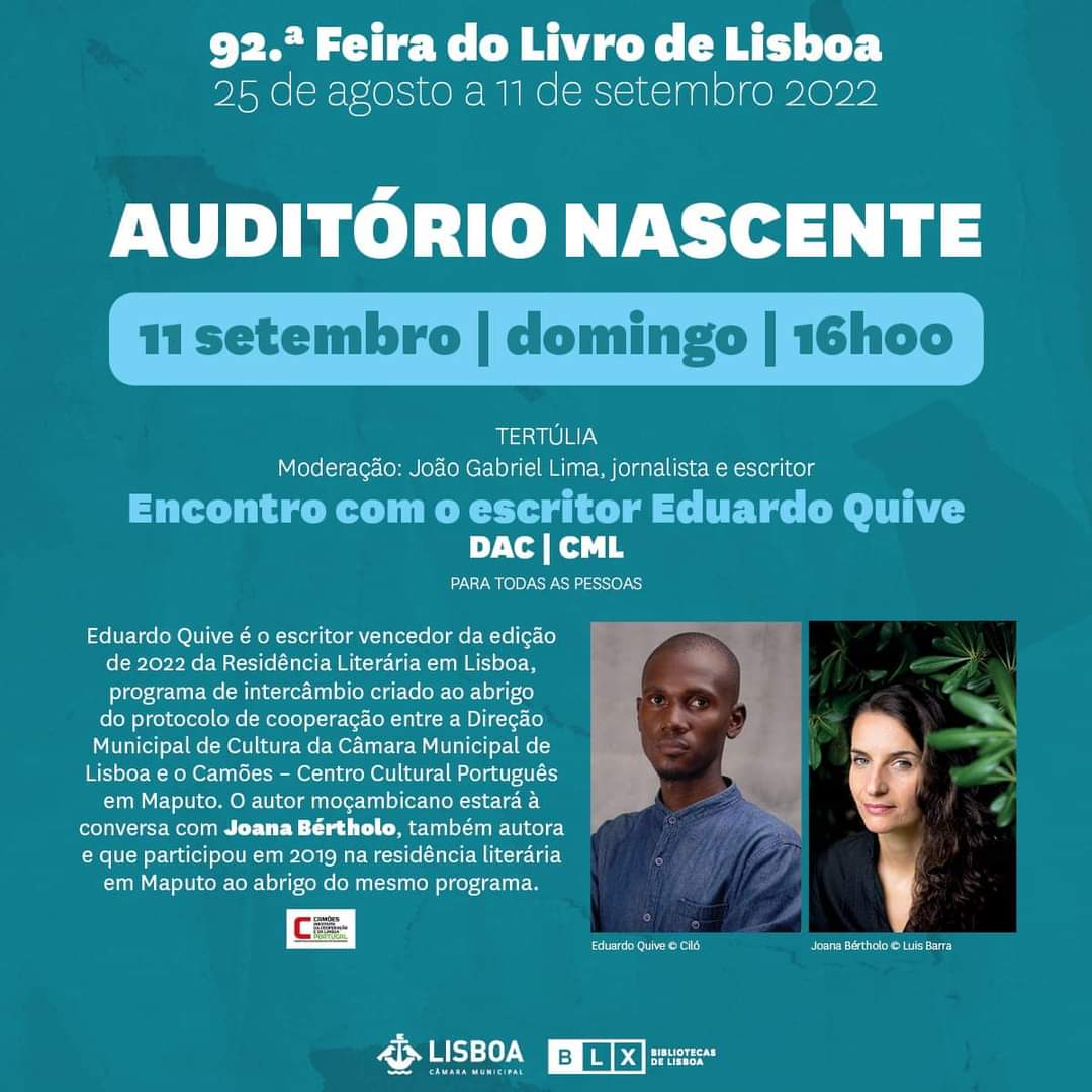 Vamos lá encerrar a Feira do Livro de Lisboa como deve ser. Domingo, dia 11, as 16h, estaremos juntos para falar de textos, lugares e experiências. Sempre sem stress.  
Vamos nos abraçar e conhecer de verdade 🤩
#lisboa #feiradolivrodelisboa #agendaliterária #livros #autores