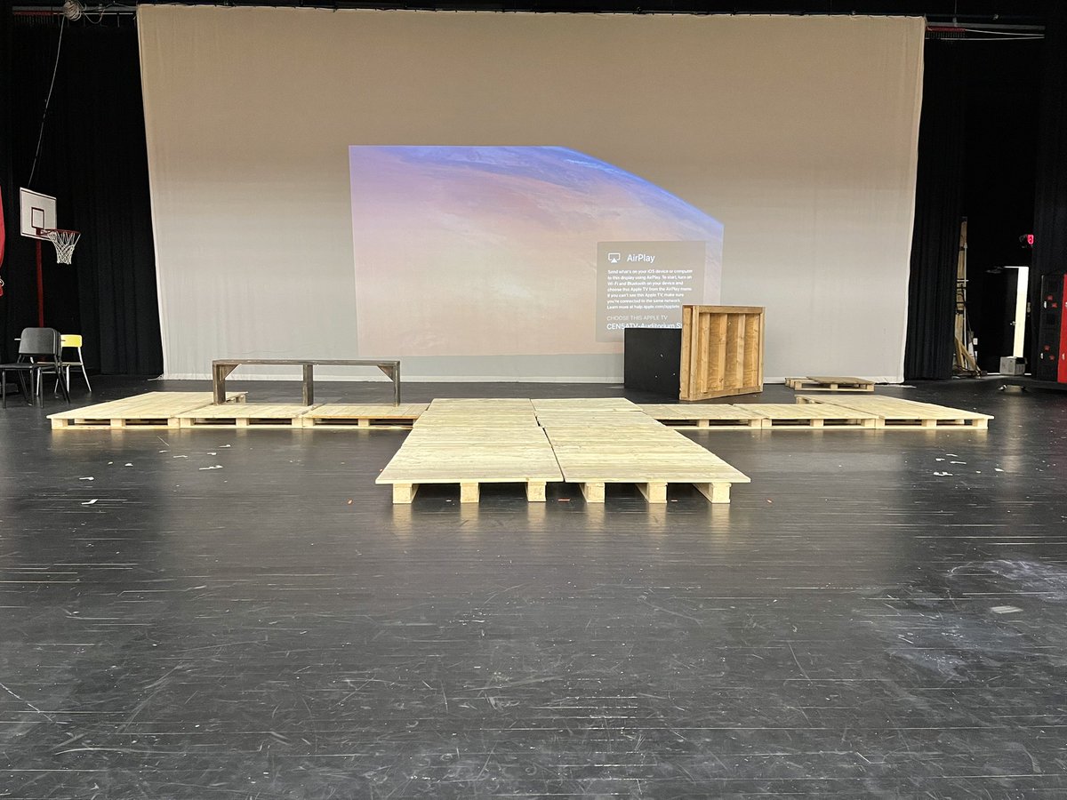 Ground has been broken on the Fall performance set 😍😍

HUGE thank you to Mr. Ferreira for the wood pallets!!! You are the best!!!

Come see “Our Place” September 27th &amp; 29th at 7:00PM! More info coming soon #SupportTheArts