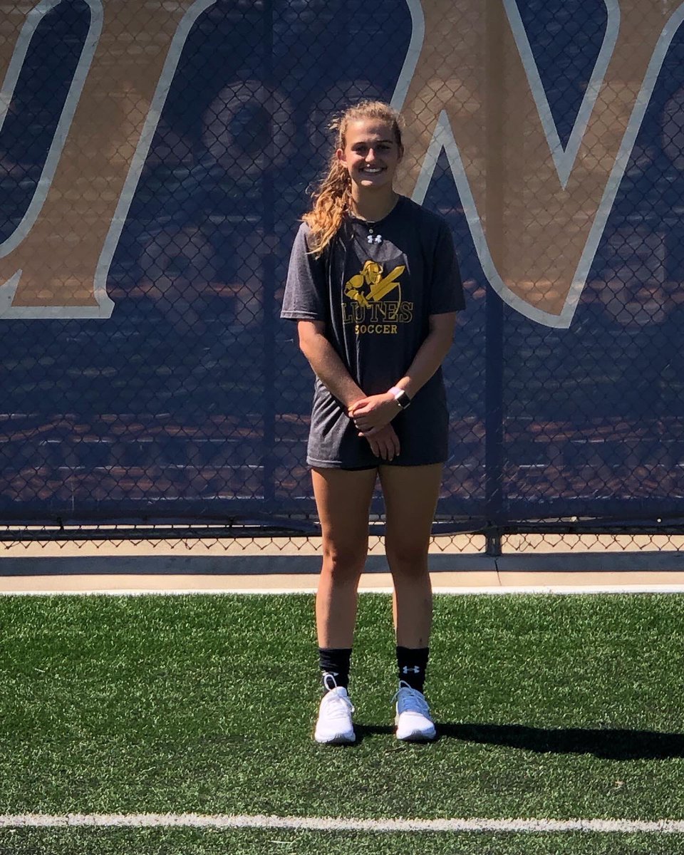 PLU_WSoc's tweet photo. When the Thunder rolls, the DIESEL strikes ⚡️!! 

Happy 😃 20th Birthday 🥳 to Hannah Cecil! No better way to spend it than with her teammates on a soccer road trip!

Go Lutes!
#garthbrooks 
#beyond
#swimlikeashark🦈 
#significant
#captiongamestrong💪 https://t.co/GajTGUlRih
