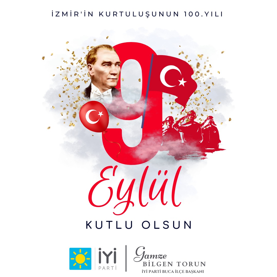 İzmir'in Kurtuluşu'nun 100. Yılı 
#9Eylül Kutlu olsun.

🇹🇷 YAŞA MUSTAFA KEMAL PAŞA YAŞA 🇹🇷