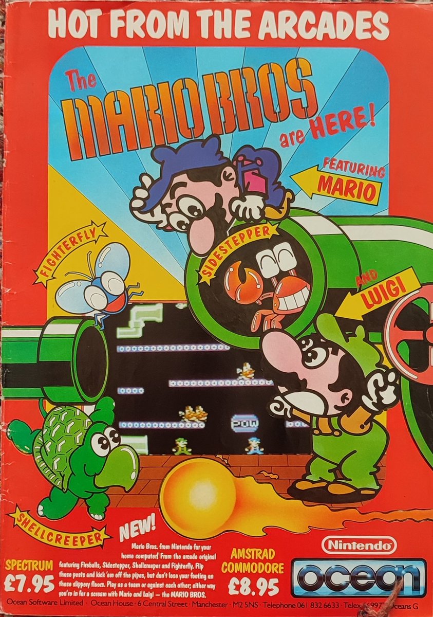 Hot from the arcades... #RetroGaming #SuperMario