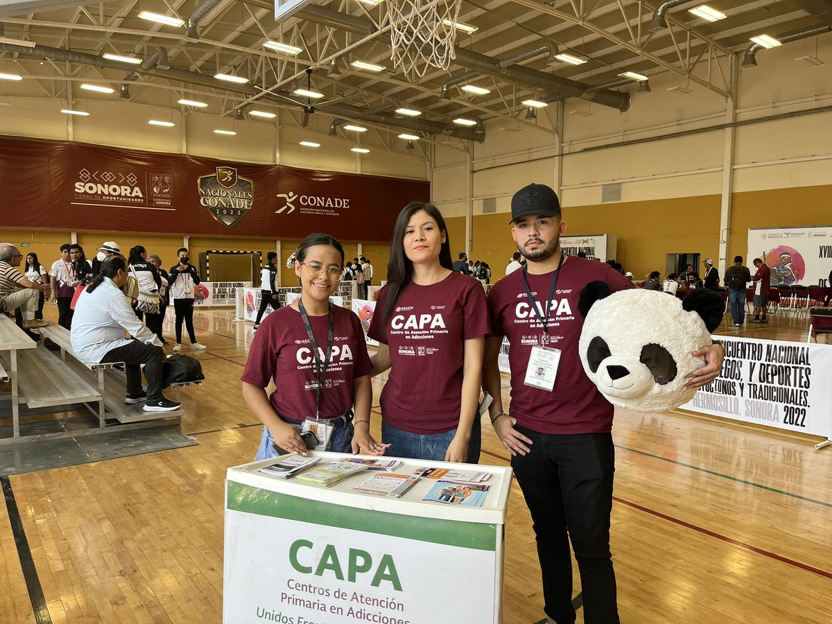 SurUneme's tweet photo. 💚UNEME CAPA Hermosillo sur presente en XXIII Encuentro nacional de juegos y deportes autóctonos y tradicionales Hermosillo, sonora 2022, con el objetivo de brindar información del centro y prevención de Suicidio.
#UsaTuCAPA
#capasonora
#UNEMECAPA
#SaludSonora https://t.co/VXA92F0vs3