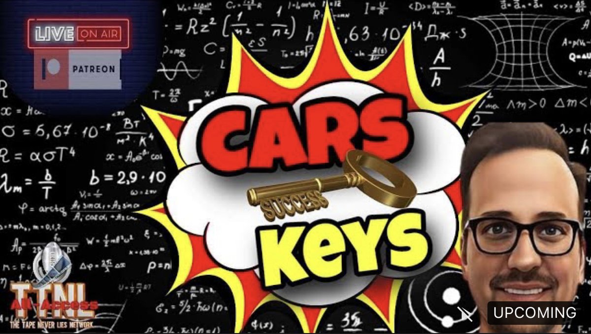 TTNLNetwork's tweet photo. Here we go TTNL family! TNF kicks off tonight & we have you covered for much needed Week 1 Bears v 49ers breakdown & analysis with @BearsNerd! Join him & @ShayneMarsaw tonight before #NFL’s opening night! 7:30PM EST!
TTNL Network Presents Cars Keys S1E3 https://t.co/vQiP8C6qeq https://t.co/vPom0pfxMq