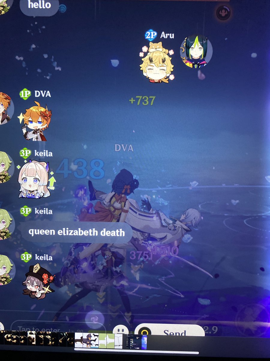 aruflew's tweet photo. When my kids ask where I was when I heard that the queen died I have to tell them I was fighting the Raiden Shogun on Genshin Impact. https://t.co/KOlrDBcuQv