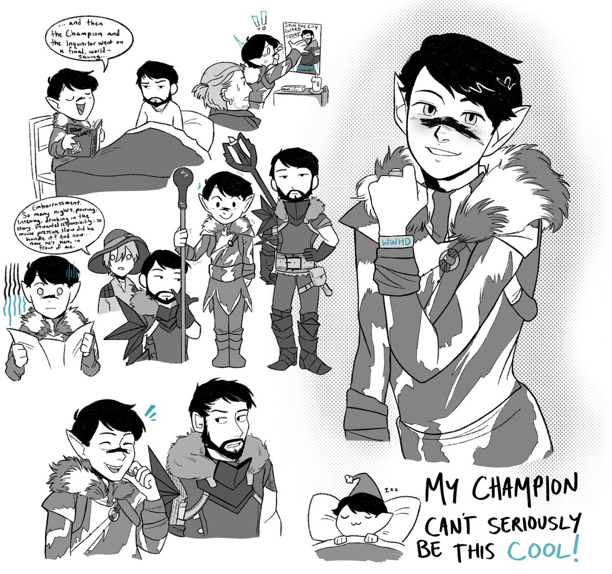 bonebetrayal's tweet photo. hello my friends it’s been a while….I am still living my life more lowkey BUT what I sure do a lot of is playing dragon age and drawing it…lmao. just wanted to say hi! 👋 https://t.co/WFYP8sajIy