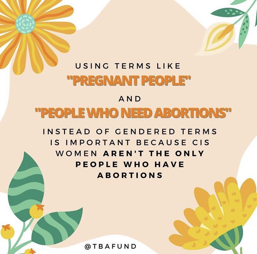 tbafund's tweet photo. Being inclusive in how we speak about abortion is essential. https://t.co/vApw1UX6V3