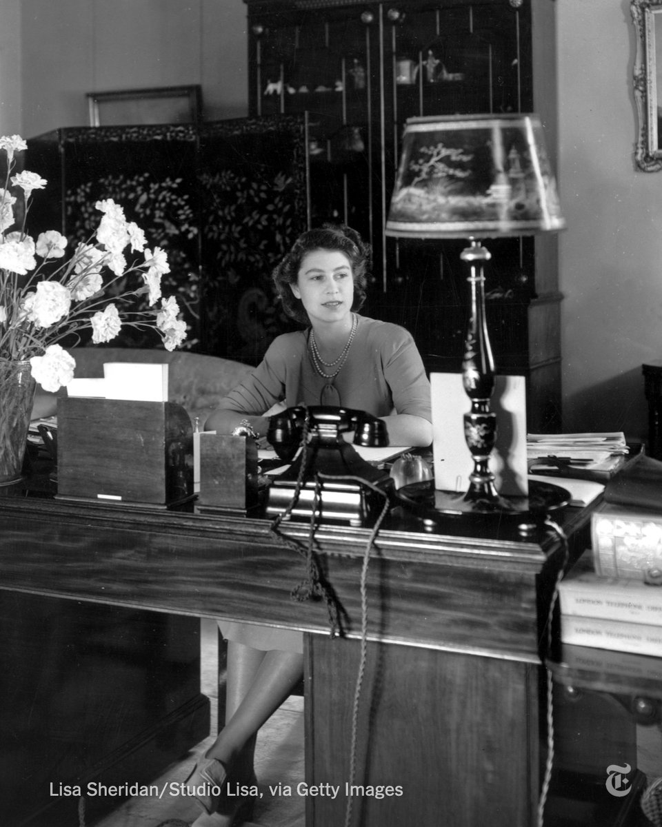 Born in 1926, Queen Elizabeth II took her first steps in a world we recognize only from sepia photographs, in a country yet to see its first public TV broadcast. Here's a visual timeline of her remarkable life. nyti.ms/3eD1Zdt