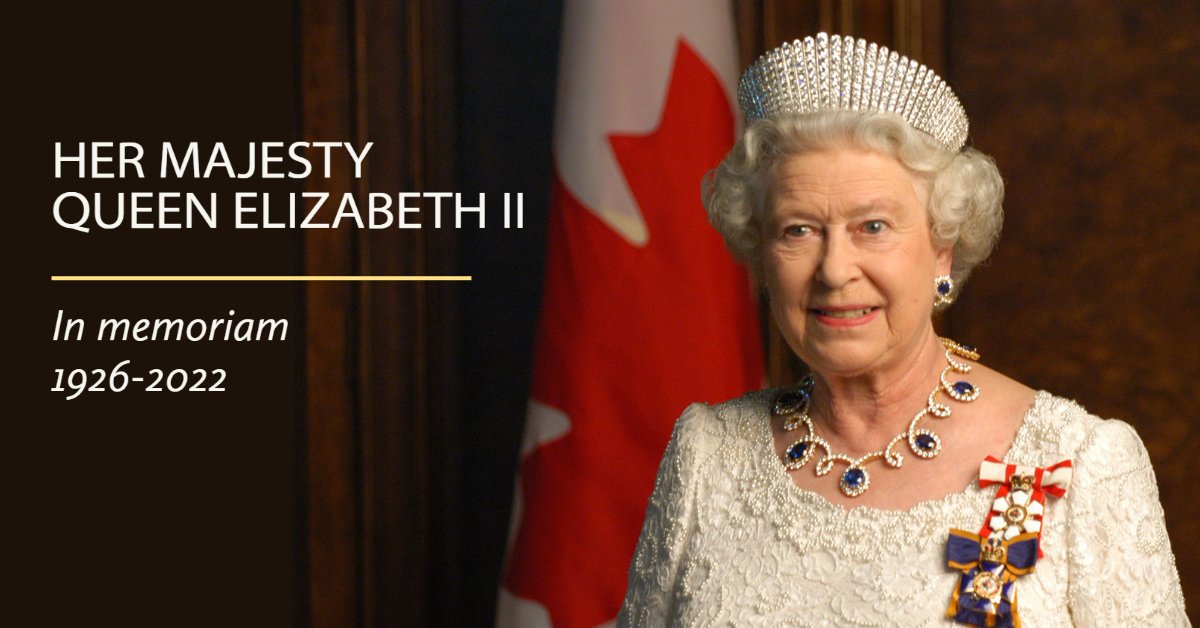 In schools across Alberta, the death of Her Majesty Queen Elizabeth II  will be marked by teachers &amp; students. Her passing is a defining moment in history and in the lives of many. We reflect upon her loss in sadness, and in profound appreciation for her life of service. #abed