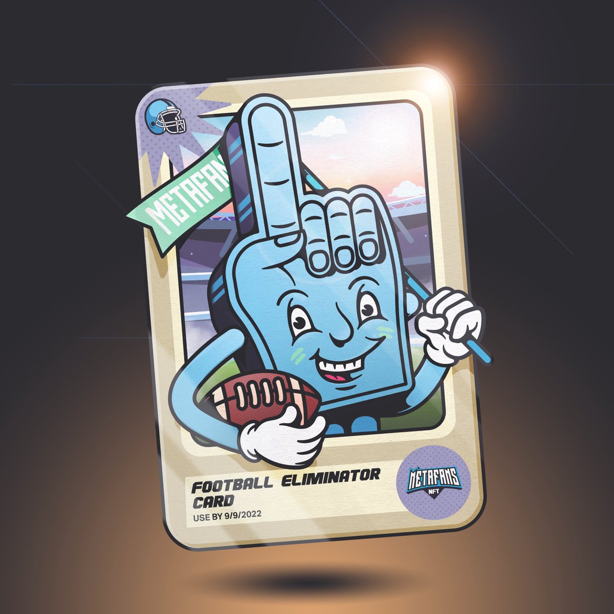 PCG7's tweet photo. 🏈 GIVEAWAY TIME 🏈 

I am giving away multiple @metafansnft Football Eliminator Entry Cards!

THE GRAND PRIZE IS $25K 🤑

Tag a friend, reply, and DM me if you want one 🤞 https://t.co/pIXzMJcFNO