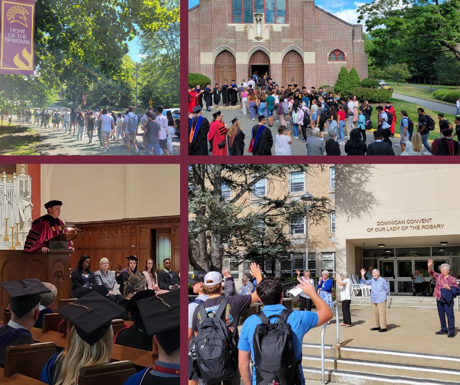 PresidentKDaly's tweet photo. Today, the College community formally welcomed the Class of 2026 and transfer students at our inaugural New Student Convocation on a beautiful, sunny day.
#STAC #STACSpartans #NewStudentConvocation #Classof2026 #CampusLife #College #HigherEd https://t.co/YGzOJwcQ99
