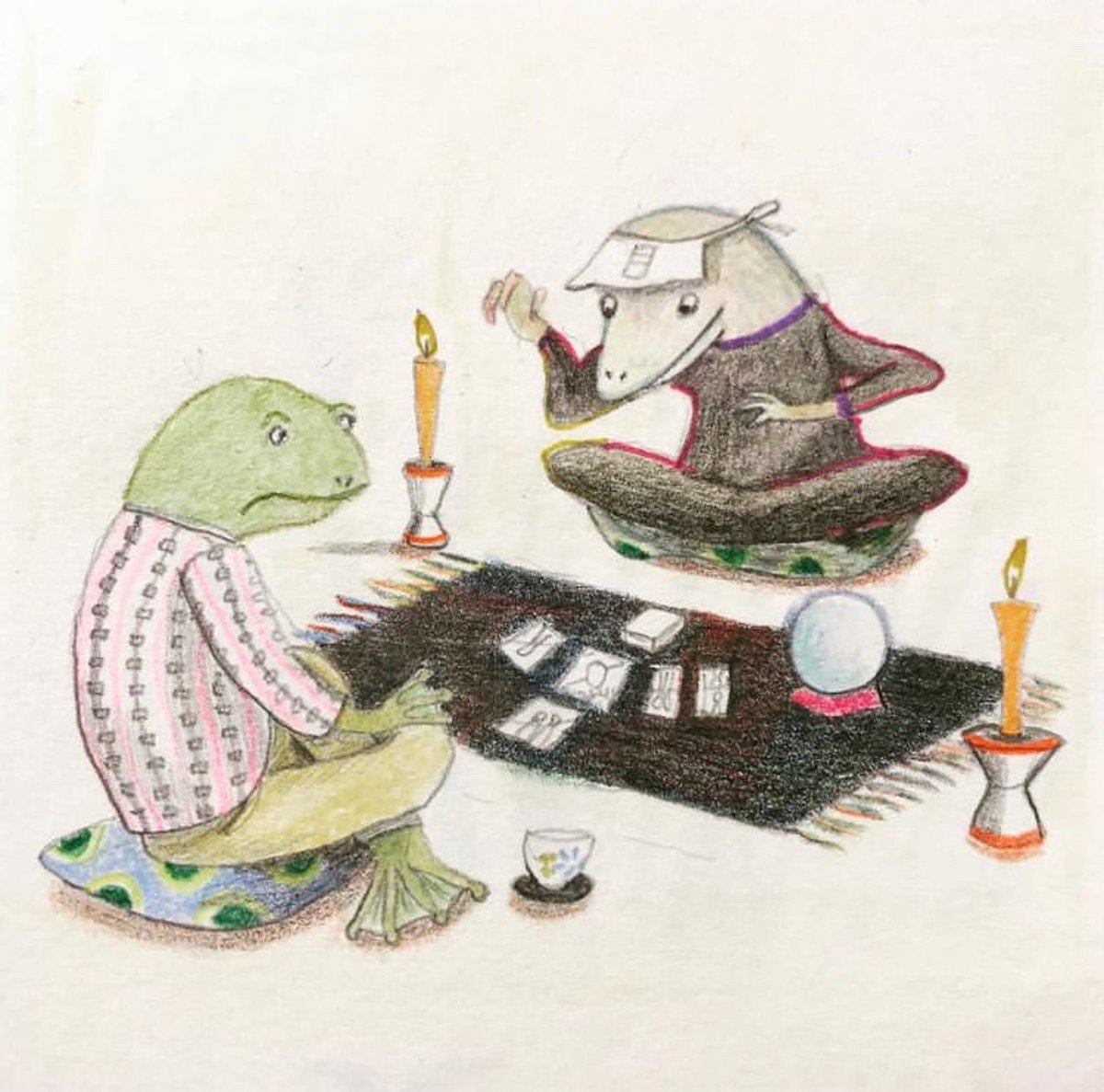 maya_miyama's tweet photo. Happy World Divination Day 🔮✨✨
#mayamiyama #illustration #happyworlddivinationday #divination #holoscope #happyworldholosopeday #fortunetelling https://t.co/w9Jh3sLaM4