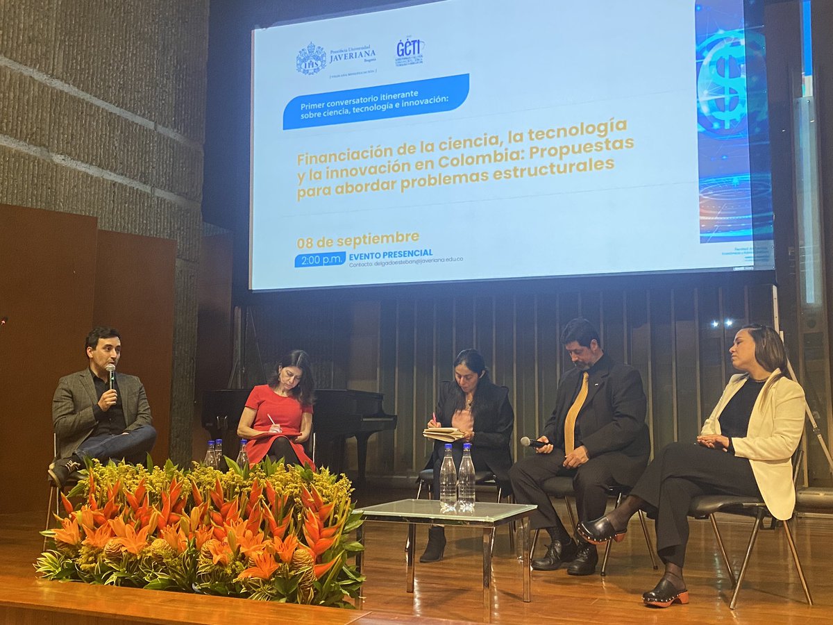 Retos en planeación, diversificación de fuentes y “cambio del chip” de los empresarios para aprovechar mejor las oportunidades fueron cuestiones tratadas en el conservatorio sobre financiación CTeI de la <a href="/UniJaveriana/">Pontificia Universidad Javeriana</a> <a href="/ejramirezr/">Edwin Javier Ramírez 🔬💻💡</a> <a href="/DNP_Colombia/">dnp_colombia</a> <a href="/MincienciasCo/">MinCiencias Colombia</a> <a href="/BancoMundial/">Banco Mundial</a>