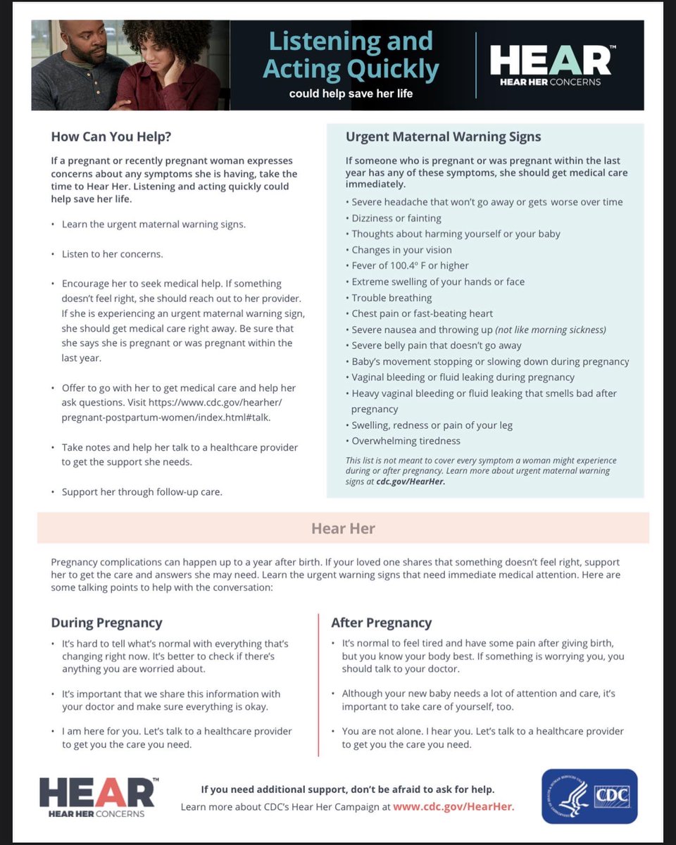 COPOUSA's tweet photo. Please look out for these maternal warning signs and how you can help! #retweet #share #repost #prenancy #maternalhealth https://t.co/QS9tVwXmkQ