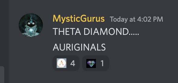Mystic_Gurus's tweet photo. So… THIS just got announced!!!
@ThetaDiamond AURiginals!!!
Guruverse-exclusive NFTs
Only found in @ThetaDiamond Jewelers in #Montavera!!!
#NextLevelCollab #Theta #DiamondGuru #GuruDiamond #AURAcaseUse https://t.co/Kr0femUViW