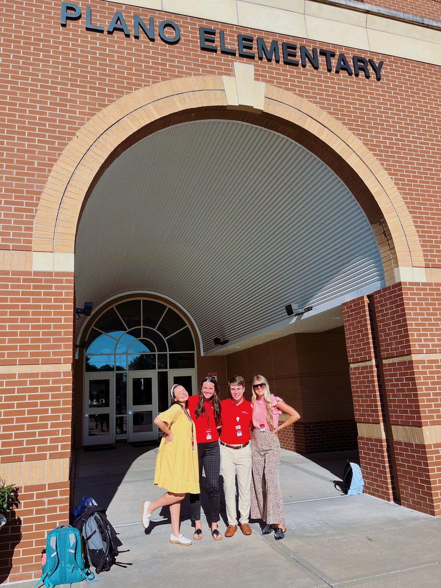 Right back where I started! If you would’ve told my elementary school self that I’d be back at Plano as I pursue my degree in Elementary Ed, it would’ve seemed too good to be true! Can’t believe how fast time goes by, but I had a great first day observing! 💙💛 <a href="/WKUCEBS/">WKU CEBS</a>