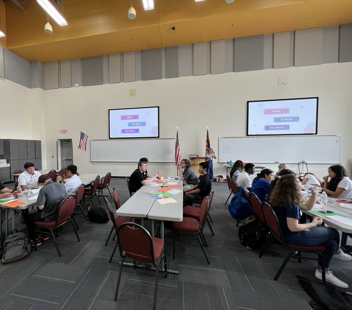 joshuacase_MET's tweet photo. We got trained as FBLA officers today at @westmec. #PeoriaMET #PeoriaMETTech https://t.co/sBf9XwwC8f