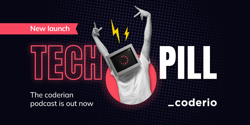 coderio_'s tweet photo. Do you want to be updated of everything that happens in the tech world and you don't have time? We have the medicine💊 Tech Pill is a news dose to always be informed💊 EP3 is out now 👉🏿 https://t.co/lWQODIwGm0 #CoderianSpirit #ambassador #podcast #news #IT #design #tech #DEV https://t.co/0MdHUNZntl