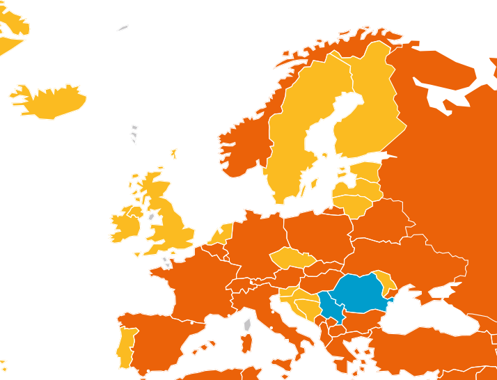 🇩🇪 Hier bekommt ihr noch anonyme Prepaidkarten (in gelb, Stand 2021) 
🇬🇧 In these EU countries you can still buy anonymous prepaid SIM cards (marked yellow, as of 2021) 
daten-speicherung.de/wp-content/upl…
