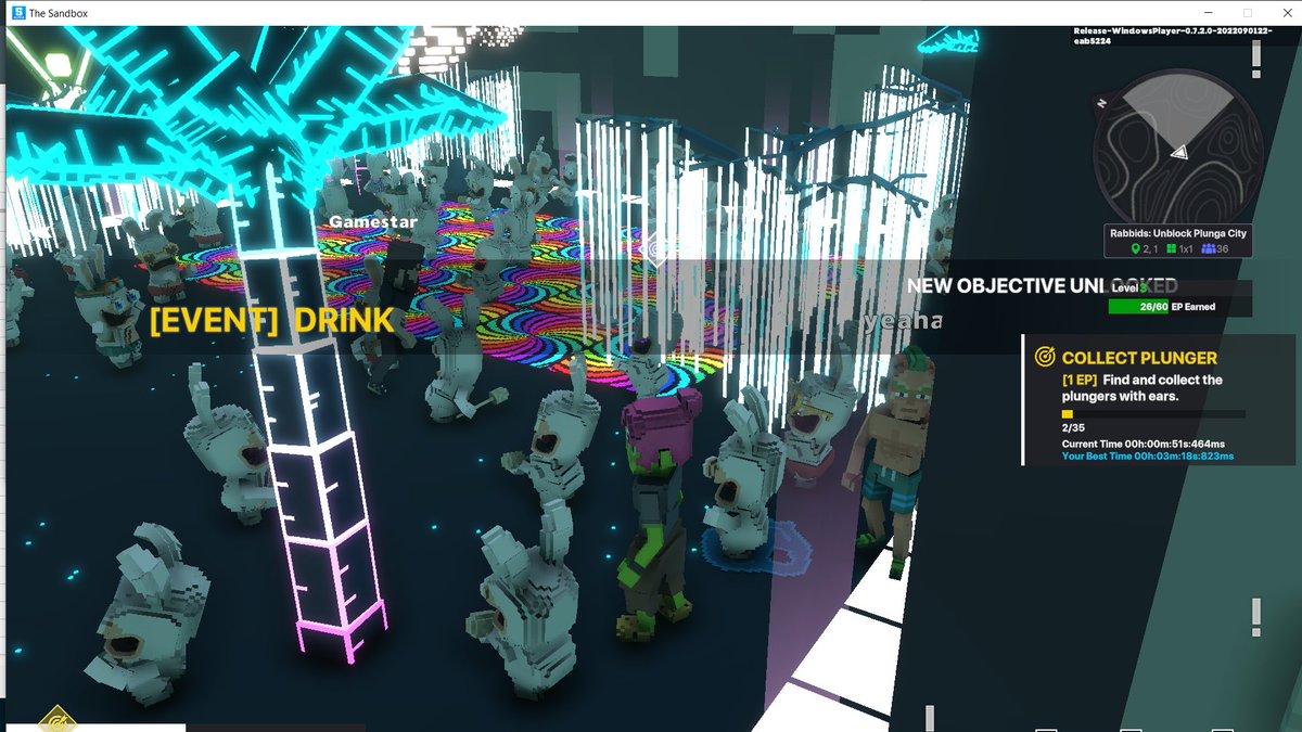 hera6601's tweet photo. @TheSandboxGame @RabbidsOfficial I just participated in the #SandboxAlphaS3Giveaway for a chance to win 500 SAND! Found the Disco Rabbid, check out my screenshot below!
👇 https://t.co/LDj9LsNbIX