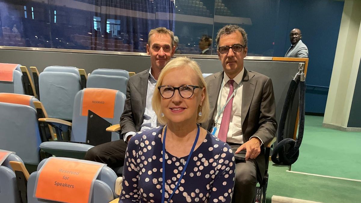ElizabethSpehar's tweet photo. Congratulations to all Member States who adopted by consensus the groundbreaking General Assembly resolution on #FinancingforPeacebuilding!
I commend the hard work of the co-facilitators 🇰🇪🇸🇪and thank all delegations for their support on this important issue. https://t.co/lhPFeamQMZ
