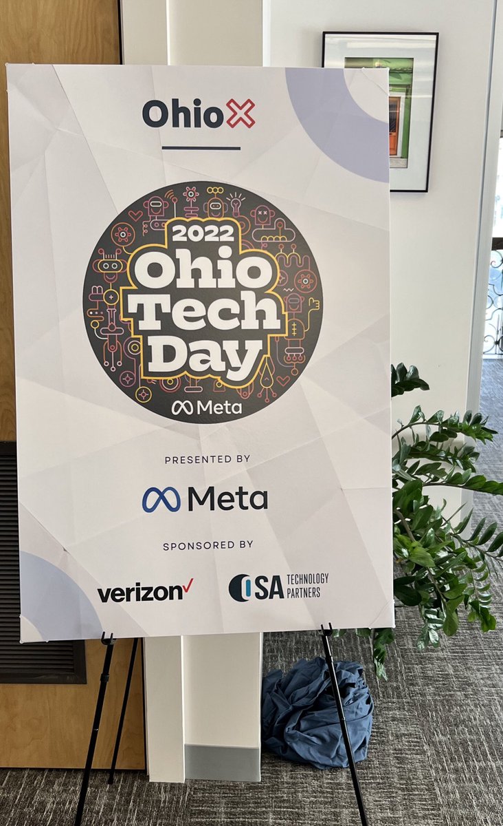 OhioXOrg's tweet image. What a day! 

Great to be with friends from across the state for the #OhioTechDay Launch @OsaPartners in Columbus

We unveiled the 2022 #OhioTechDay Logo - designed by @DublinSchools students, for students!