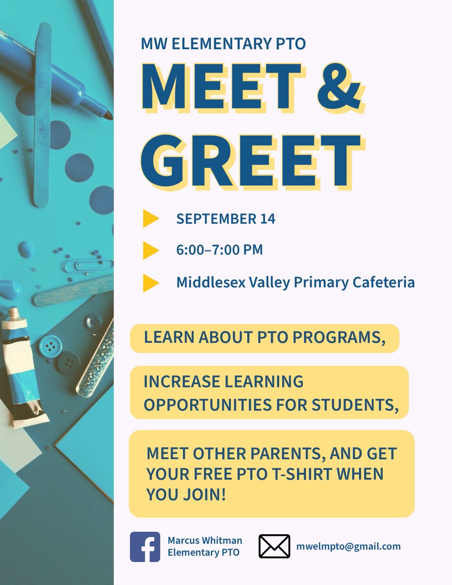 MWEpto's tweet image. Help support the Whitman Community! Come see if PTO is right for you! Once a month meetings, commitment level is at your discretion. Refreshments provided.