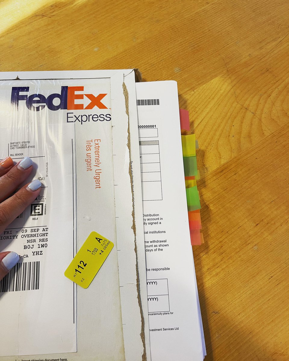 Sigh.  Financial paperwork can be seemingly endless after a loved one dies.  One more reason that sorted affairs are a gift to your heirs.  
Tab usage IS Organizer approved😘