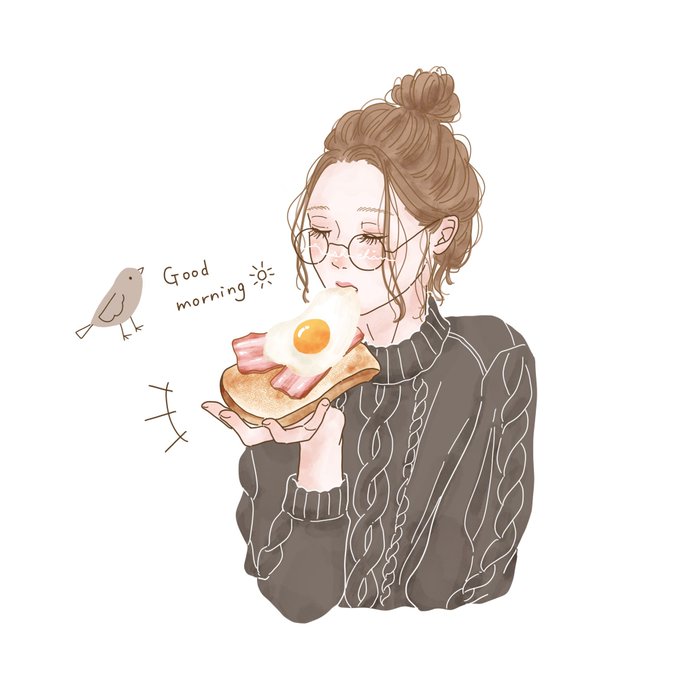 「egg (food) long sleeves」 illustration images(Latest)｜4pages