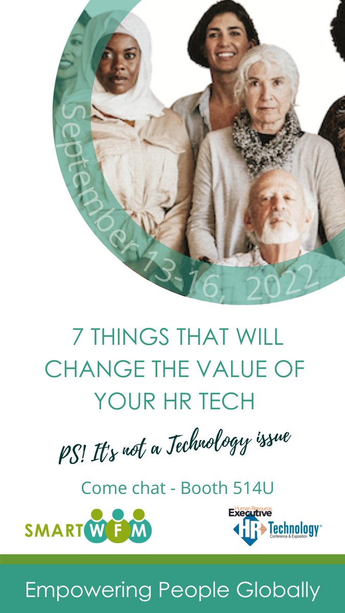 Changing your HR Technology because it's "not adding value" is more often than not, a knee-jerk reaction. The things that drive HR Tech value are far more obvious, and firmly in your control. Come chat with us in Vegas! 
#HRTechconf #HRTech #HR #Digitaltransformation #Choice