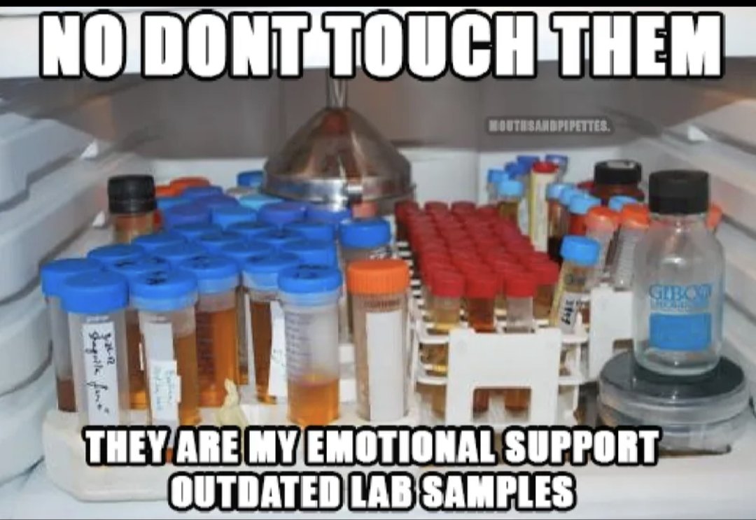 grumpy5thyrPhD's tweet image. Hoarding old samples is a must. #desperate #anxious #trustissues