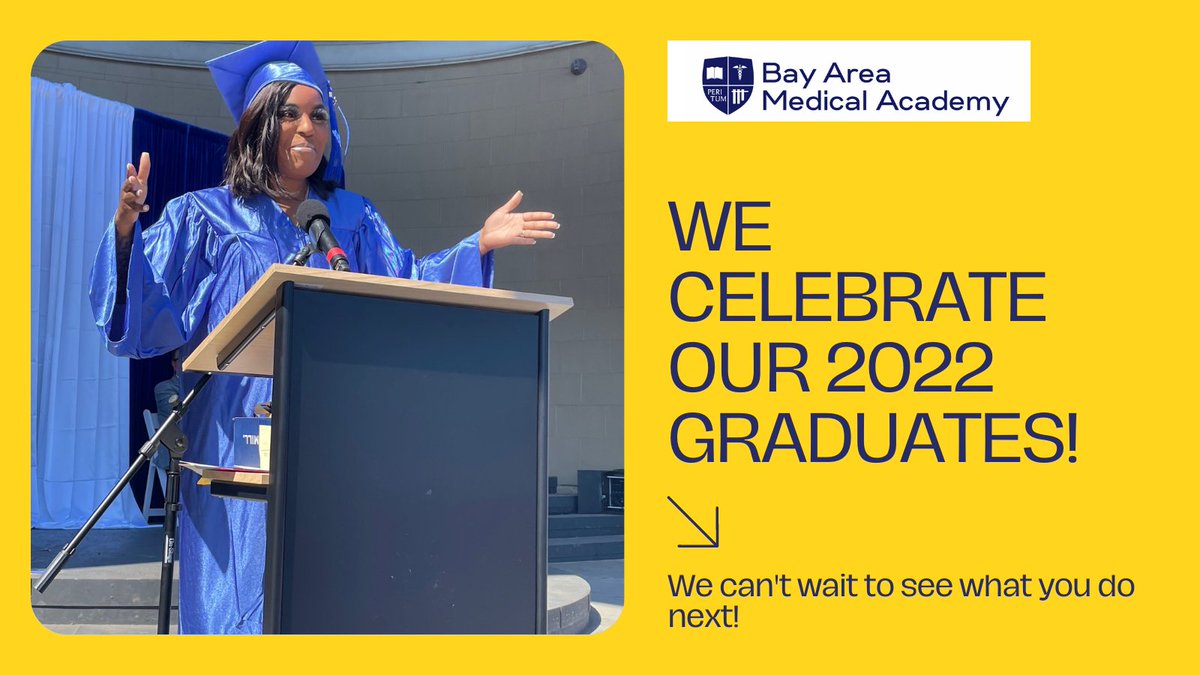 bama_sf's tweet photo. Celebrate our BAMA grads with us by reading Tyana Watson’s recent #graduationspeech. We’re sure you’ll find what she had to say to our 2022 medical assisting graduating class inspirational. Check it out at https://t.co/TT8JzgAtNF. 

#medicalassisiting #bayareamedicalacademy https://t.co/23dTXPg0UH