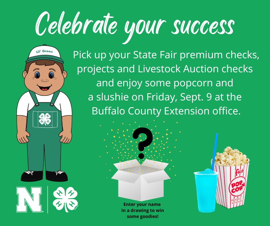 Stop by the office tomorrow to help us celebrate you.