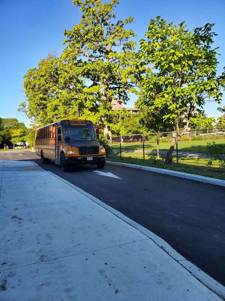 SoniaSovran's tweet photo. @DunnCardinals the very first bus arrives! One for the history books! Here's to a great start! https://t.co/pTLp1atd4S