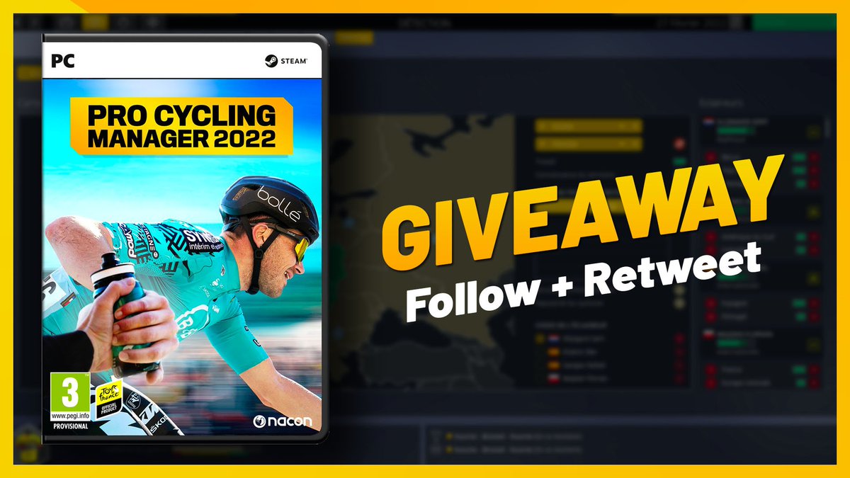 I'm giving away a free copy of #PCM2022! 💛 RT + Follow @BenjiNaesen for a chance to win Pro Cycling Manager 2022. Deadline: September 13th 09:00 CEST Good luck! 🌟