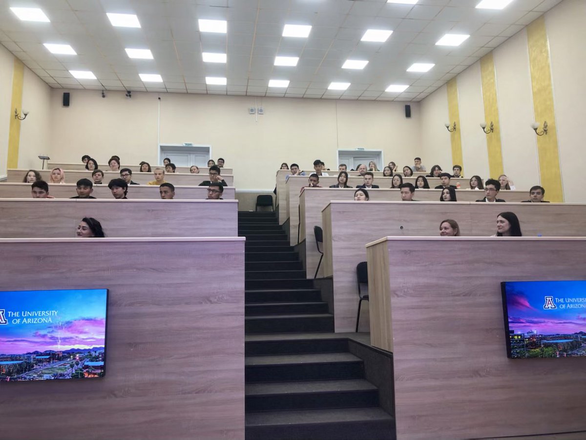 shanecburgess's tweet photo. Our very 1st @UArizonaCALS students to earn their Applied Biotechnology degrees @UAZPlantScience at our UArizona campus @KozybayevUniver in Petropavl, Kazakhstan. 🇰🇿 https://t.co/JSav60bsZ5
