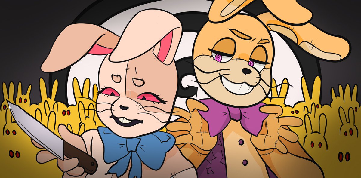 Riner_Ri's tweet photo. ReDraw for ur awesome FNAF work @IJWannaHaveFunn 
I love them and the way you pictured them *-*
#fnafsecuritybreach #FNAF https://t.co/x4hDtij2UV